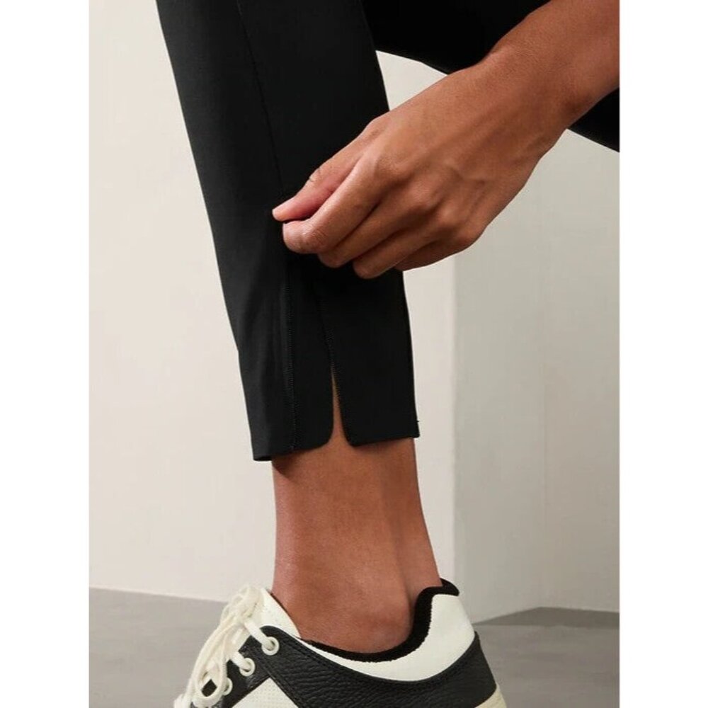 Athleta Size 6 Stellar Mid Rise Slim Pant Black - Picture 5 of 7